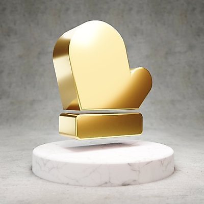 JPG 해외이미지 일러스트 사람없음 3D 디지털 금색 황금 심볼 광택 손모아장갑 해외일러스트 컬러 장갑 디지털합성 파일형식 이미지허브