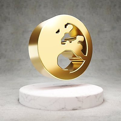 JPG 해외이미지 유럽 일러스트 사람없음 지구본 3D 디지털 금색 황금 심볼 광택 해외일러스트 나라 컬러 디지털합성 파일형식 이미지허브