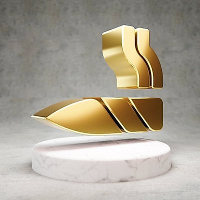 JPG 해외이미지 일러스트 사람없음 3D 디지털 금색 황금 심볼 관절 광택 해외일러스트 컬러 뼈 디지털합성 파일형식 이미지허브