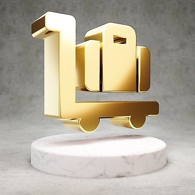 JPG 해외이미지 가방 일러스트 사람없음 3D 디지털 카트 금색 짐 황금 심볼 광택 해외일러스트 잡화 컬러 디지털합성 파일형식 이미지허브