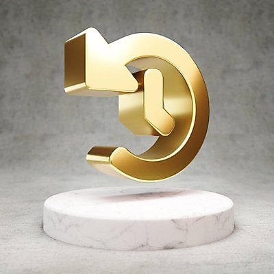 JPG 해외이미지 화살표 일러스트 사람없음 3D 디지털 금색 역사 황금 심볼 광택 해외일러스트 컬러 디지털합성 파일형식 이미지허브