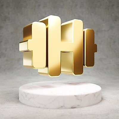 JPG 해외이미지 일러스트 사람없음 3D 디지털 아령 금색 황금 심볼 광택 해외일러스트 컬러 디지털합성 파일형식 이미지허브