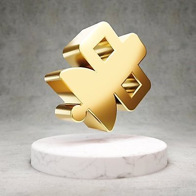 JPG 해외이미지 일러스트 사람없음 3D 디지털 인공위성 금색 황금 심볼 광택 해외일러스트 컬러 통신 디지털합성 파일형식 이미지허브