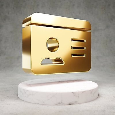 JPG 해외이미지 일러스트 사람없음 3D 디지털 금색 황금 심볼 광택 신분증 해외일러스트 컬러 디지털합성 증명서 파일형식 이미지허브