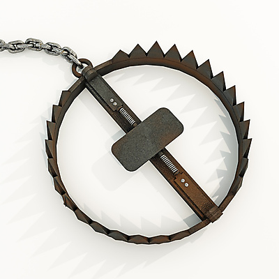 포토 JPG 해외이미지 경고 사람없음 3D 금속 오픈 위험 오브젝트 사냥 올가미 철강 해외포토 컨셉 재질 디지털합성 파일형식 이미지허브