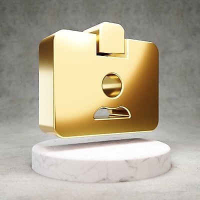 JPG 해외이미지 일러스트 사람없음 3D 디지털 금색 황금 심볼 광택 신분증 해외일러스트 컬러 디지털합성 증명서 파일형식 이미지허브