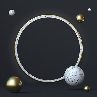 포토 JPG 해외이미지 사람없음 금속 검은색 금색 원형 모던 심플 대리석 광택 미니멀 해외일러스트 도형 컬러 재료 재질 파일형식 이미지허브