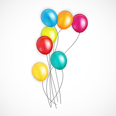 JPG 해외이미지 일러스트 사람없음 컬러풀 이벤트용품 풍선 해외일러스트 컬러 이벤트 오브젝트 파일형식 이미지허브