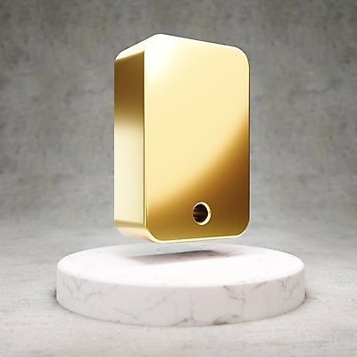 JPG 해외이미지 일러스트 사람없음 스마트폰 3D 디지털 금색 황금 심볼 광택 해외일러스트 컬러 핸드폰 스마트기기 디지털합성 파일형식 이미지허브