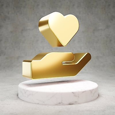 JPG 해외이미지 손 일러스트 사람없음 3D 디지털 금색 하트 황금 심볼 손모양 광택 해외일러스트 모양 컬러 신체부위 디지털합성 파일형식 손_신체부위 이미지허브