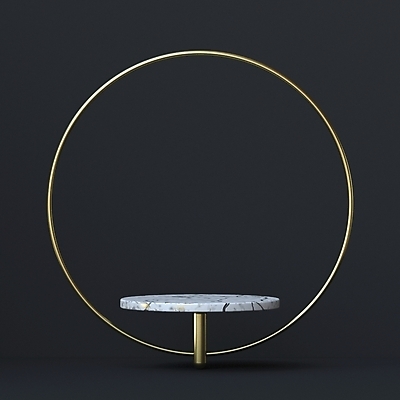 포토 JPG 해외이미지 탁자 사람없음 금속 검은색 금색 원형 모던 심플 광택 미니멀 해외일러스트 도형 컬러 가구 재질 파일형식 이미지허브