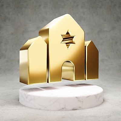 JPG 해외이미지 일러스트 사람없음 3D 디지털 금색 황금 심볼 광택 유대교 해외일러스트 종교 컬러 디지털합성 파일형식 이미지허브