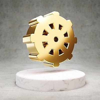 JPG 해외이미지 일러스트 사람없음 3D 디지털 금색 황금 심볼 광택 해외일러스트 컬러 디지털합성 파일형식 이미지허브