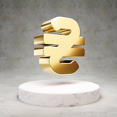 JPG 해외이미지 일러스트 사람없음 3D 디지털 금색 화폐기호 황금 심볼 광택 해외일러스트 기호 컬러 화폐 디지털합성 파일형식 이미지허브