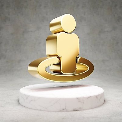 JPG 해외이미지 일러스트 거리 사람없음 픽토그램 3D 디지털 금색 황금 심볼 광택 해외일러스트 컬러 디지털합성 파일형식 이미지허브