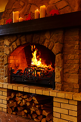 포토 JPG 해외이미지 겨울 실내 따뜻함 사람없음 장작 벽난로 해외포토 계절 내부 파일형식 이미지허브