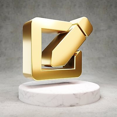 JPG 해외이미지 편집 일러스트 사람없음 펜 3D 디지털 금색 황금 심볼 광택 해외일러스트 컬러 필기구 디지털합성 파일형식 이미지허브