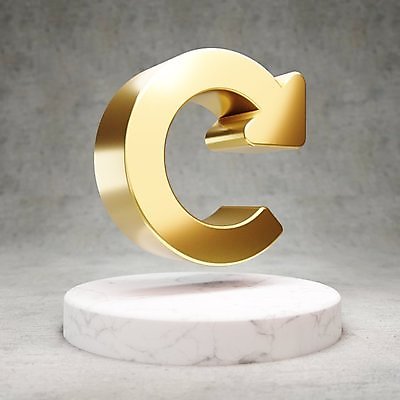 JPG 해외이미지 화살표 일러스트 사람없음 3D 디지털 금색 황금 심볼 광택 해외일러스트 컬러 디지털합성 파일형식 이미지허브