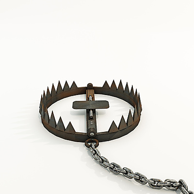 포토 JPG 해외이미지 경고 사람없음 3D 금속 오픈 위험 오브젝트 사냥 올가미 철강 해외포토 컨셉 재질 디지털합성 파일형식 이미지허브