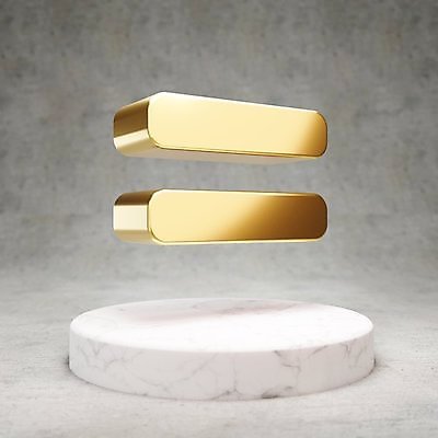 JPG 해외이미지 일러스트 사람없음 3D 디지털 금색 황금 심볼 광택 수학기호 해외일러스트 기호 컬러 디지털합성 파일형식 이미지허브