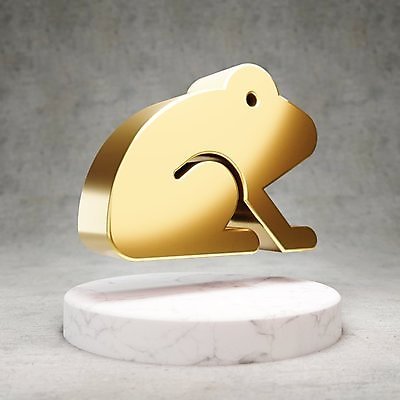 JPG 해외이미지 일러스트 개구리 사람없음 3D 디지털 금색 황금 심볼 광택 해외일러스트 컬러 양서류 디지털합성 파일형식 이미지허브