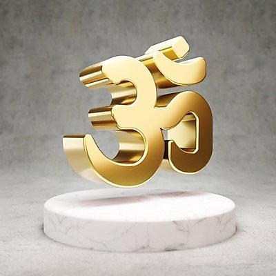 JPG 해외이미지 일러스트 사람없음 3D 디지털 금색 황금 심볼 광택 힌두교 해외일러스트 종교 컬러 디지털합성 파일형식 이미지허브