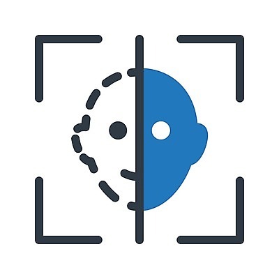 EPS 해외이미지 얼굴 일러스트 모바일 사람 컴퓨터 머리 디지털 정보 보호 심볼 확인 보안 신분 시스템 발견 소프트웨어 탐지 사용자 해외일러스트 컨셉 안전 신체부위 전자제품 파일형식 벡터 이미지허브