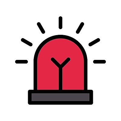 EPS 해외이미지 디자인 백그라운드 일러스트 전구 경고 안전 그래픽 빛 장비 흰색 긴급 구출 플랫 경찰 신호등 구급차 사건 심볼 사인 신호 보안 공포 경보 고립 사이렌 주목 해외일러스트 직업 컬러 자동차 파일형식 벡터 육상교통 교통수단 교통 이미지허브