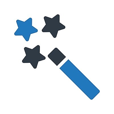 EPS 해외이미지 디자인 별 백그라운드 일러스트 장난 상상 동화 추상 창조 빛 파티 공연 마법사 막대기 기적 심볼 사인 심플 쇼 소원 공상 마법 고립 해외일러스트 자연요소 무늬 이벤트 파일형식 벡터 이미지허브