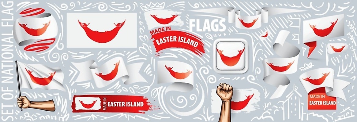 EPS 해외이미지 손 디자인 배너 리본 섬 백그라운드 일러스트 휴가 부활절 그래픽 세트 세계 자유 축하 깃발 수집 심볼 사인 신분 테이프 깃대 폴리네시아 칠레 애국심 고립 공화국 독립 전국 정부 정치 해외일러스트 기념일 나라 컨셉 문구용품 신체부위 남아메리카 오세아니아 파일형식 벡터 이미지허브