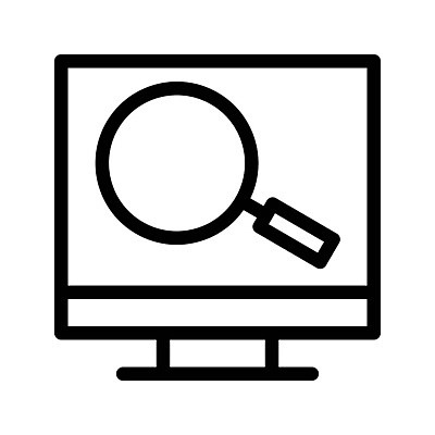 EPS 해외이미지 모양 디자인 인터넷 일러스트 비즈니스 그래픽 금융 컴퓨터 스크린 모니터 텔레비전 웹 장비 플랫 확대 심볼 사인 검색 확대경 고립 엘리먼트 주도 해외일러스트 경제 전자제품 예절 파일형식 벡터 이미지허브