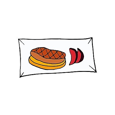 EPS 해외이미지 접시 음식 조각 일러스트 육류 스테이크 컬러풀 갈색 식당 식사 튀김 그릴 낙서 만화 스케치 굽기 메뉴 간 프랑스어 해외일러스트 문자 식기 컬러 식재료 주방용품 서양음식 미술 상점 장기_의학 구이 파일형식 벡터 이미지허브