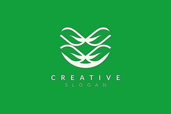 EPS 해외이미지 잎 일러스트 회사 명함 사람없음 농장 새싹 심볼 해외일러스트 식물 농업 비즈니스 파일형식 벡터 이미지허브