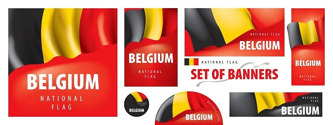 EPS 해외이미지 디자인 배너 유럽 리본 여행 백그라운드 일러스트 휴가 그래픽 세트 세계 자유 흰색 축하 깃발 수집 심볼 사인 신분 엽서 벨기에 테이프 깃대 애국심 고립 독립 전국 정부 정치 해외일러스트 나라 컬러 컨셉 문구용품 편지 서유럽 파일형식 벡터 이미지허브