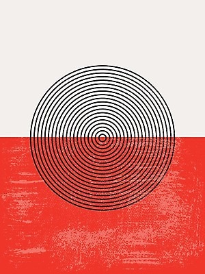 EPS 해외이미지 일러스트 사람없음 빨간색 원형 그림 미니멀 해외일러스트 도형 컬러 파일형식 벡터 이미지허브