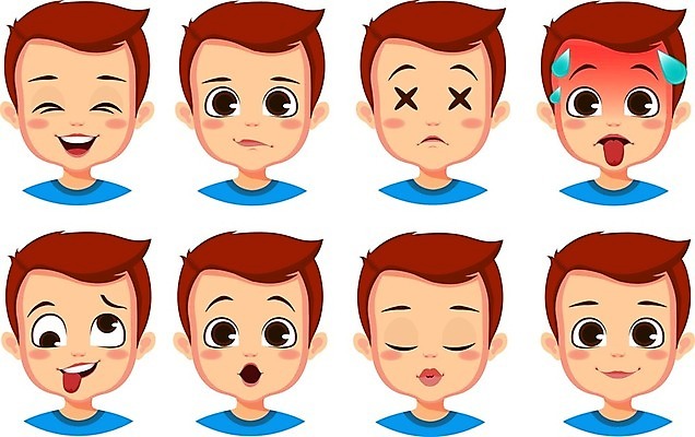 EPS 해외이미지 캐릭터 남자 행복 감정 얼굴 어린이 스티커 일러스트 키스 웃음 사람 소년 세트 머리 기쁨 분노 표현 입 만화 수집 심볼 코믹 이모티콘 고립 아바타 해외일러스트 일러캐릭터 표정 신체부위 애정표현 파일형식 벡터 이미지허브