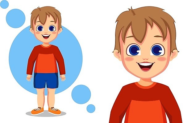 EPS 해외이미지 캐릭터 학생 긴머리 행복 감정 어린이 남학생 일러스트 미술 서기 미소 사람 소년 유치원 흰색 클립 코믹 최초 고립 해외일러스트 일러캐릭터 헤어스타일 교육 남자 컬러 모션 문화예술 표정 파일형식 벡터 이미지허브