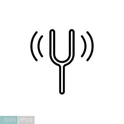 EPS 해외이미지 음악 일러스트 사람없음 소리굽쇠 조율 해외일러스트 문화예술 파일형식 벡터 이미지허브