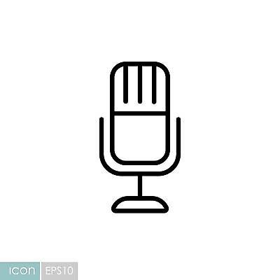 EPS 해외이미지 음악 일러스트 사람없음 마이크 방송장비 해외일러스트 음향기기 문화예술 장비 파일형식 벡터 이미지허브