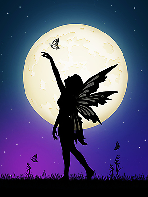 포토 JPG 해외이미지 실루엣 별 나비 날개 일러스트 자연 동화 요정 사람없음 목재 버섯 달 야간 신비 달빛 마법 곰팡이 전설 해외일러스트 자연요소 나무 곤충 컨셉 재료 촬영기법 생태계 파일형식 이미지허브