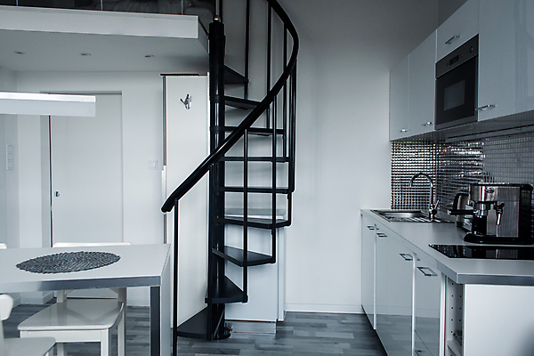 포토 JPG 해외이미지 가구 실내 사람없음 인테리어 계단 주방 콘도 다락방 미니멀 해외포토 디자인 생활용품 숙소 내부 파일형식 이미지허브