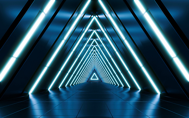 포토 JPG 해외이미지 디자인 산업 벽 과학 백그라운드 컨셉 일러스트 건축양식 추상 미래 바닥 실내 사람없음 내부 건물 파란색 빛 반사 3D 우주 디지털 검은색 어둠 방 무대 흰색 도시 복도 터널 만들기 네온 장면 튜브 방법 해외일러스트 건축물 건축 길 컬러 무늬 모션 디지털합성 파일형식 이미지허브