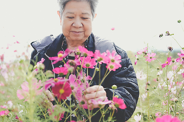포토 JPG 해외이미지 라이프스타일 공원 여자 꽃 행복 휴식 한명 동양인 야외 정원 은퇴 옛날 해외포토 식물 1 공공시설 감정 컨셉 사람 인종 생활 파일형식 이미지허브