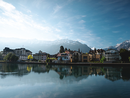 포토 JPG 해외이미지 유럽 호수 여행 사람없음 건물 강 반사 마을 스위스 타운 해외포토 건축물 나라 도시 파일형식 이미지허브