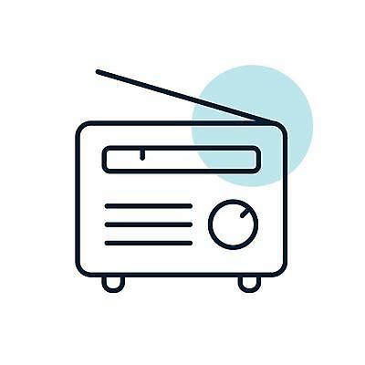 EPS 해외이미지 음악 일러스트 안테나 사람없음 라디오 아날로그 해외일러스트 통신 문화예술 전자제품 파일형식 벡터 이미지허브