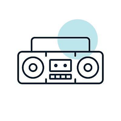 EPS 해외이미지 음악 일러스트 사람없음 카세트테이프 아날로그 카세트라디오 카세트플레이어 해외일러스트 문화예술 라디오 플레이어 파일형식 벡터 이미지허브