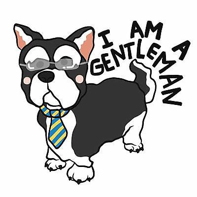 EPS 해외이미지 한마리 반려견 안경 일러스트 넥타이 사람없음 반려동물 강아지 테리어 손그림 젠틀맨 해외일러스트 동물 1 잡화 개 파일형식 벡터 이미지허브