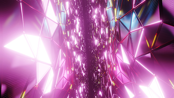 포토 해외이미지 분홍색 백그라운드 미래 사람없음 빛 3D 디지털 공간 화려 사이버 디지털합성 네온 펑크 사이버펑크 해외포토 컬러 컨셉 파일형식 SF 이미지허브