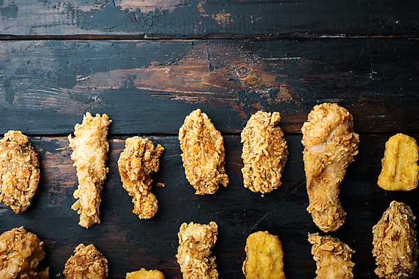 포토 JPG 해외이미지 사람없음 닭고기 튀김 일렬 닭다리 닭가슴살 닭날개 닭목 치킨너겟 카피스페이스 해외포토 음식 육류 공백 파일형식 이미지허브