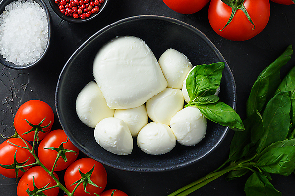 포토 JPG 해외이미지 방울토마토 치즈 사람없음 허브 바질 모짜렐라치즈 해외포토 식물 토마토 유제품 파일형식 이미지허브